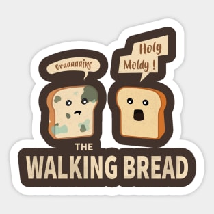 The Walking Bread Sticker